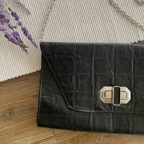 Faux Crocodile Evening Bag - Picture 3 of 9